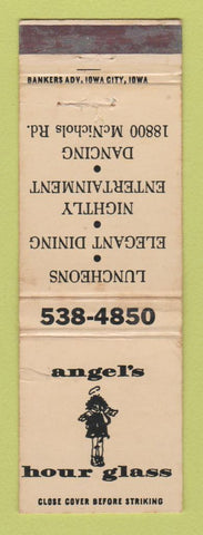 Matchbook Cover - Angel's Hour Glass Detroit MI WORN