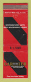 Matchbook Cover - Carter Carburetor St Louis MO RL Stott WEAR