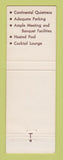 Matchbook Cover - Lincoln Inn  Lincoln Park MI Abraham WEAR