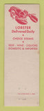 Matchbook Cover - Clam Shop and Bar Detroit MI