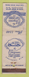 Matchbook Cover - Cheynne Steam Laundry WY truck WORN
