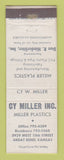 Matchbook Cover - Oy Miller Plastics Great Bend KS