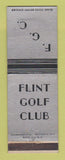 Matchbook Cover - Flint Golf Club MI