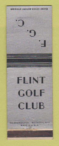 Matchbook Cover - Flint Golf Club MI