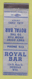 Matchbook Cover - Royal Bar Sheridan WY girlie