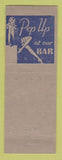 Matchbook Cover - Royal Bar Sheridan WY girlie