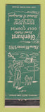 Matchbook Cover - Glenhurst Golf Course Detroit MI