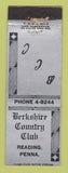 Matchbook Cover - Berkshire Country Club Reading PA WEAR