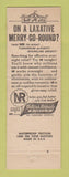 Matchbook Cover - Tums Antacid NR Laxative
