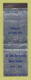 Matchbook Cover - St John Berchmans Silver Jubilee 1948 Detroit MI WEAR