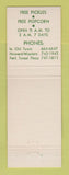 Matchbook Cover - The Pickle Barrel Chicago IL