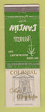 Matchbook Cover - Colonial Hotel Montejo Cancun Mexico