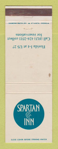 Matchbook Cover - Spartan Inn  Orlando FL WEAR