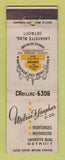 Matchbook Cover - Melvin Lanphar Mortage Refinancing Detroit MI