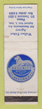 Matchbook Cover - Wallace Fisher Insurance Highland Park MI WORN