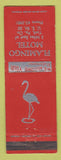 Matchbook Cover - Flamingo Motel York PA