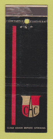 Matchbook Cover - CA Craig Auto Aeronautical Equipment Detroit MI
