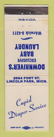Matchbook Cover - Cupid Diaper Service Lincoln Park MI laundry