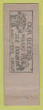 Matchbook Cover - Martin's Restaurant Niagara Falls NY girlie WEAR