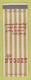 Matchbook Cover - The Nugget Detroit MI