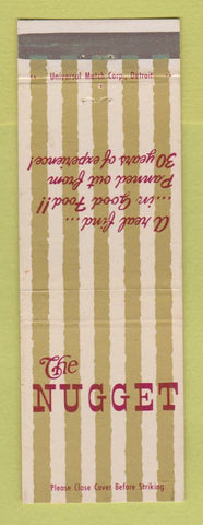 Matchbook Cover - The Nugget Detroit MI