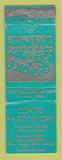 Matchbook Cover - Clint's Party Store  River Rouge MI WEAR