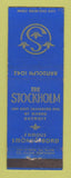Matchbook Cover - Stockholm Restaurant Smorgasbord Detroit MI