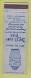 Matchbook Cover - Dutch Oven Pies Indianapolis? IN