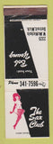 Matchbook Cover - The Sax Club Detroit MI girlie WEAR