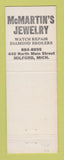Matchbook Cover - Multi Lakes Conservation Association Walled Lake MI WORN