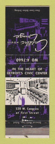Matchbook Cover - Cadillac House Lounge Detroit MI