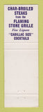 Matchbook Cover - Cadillac House Lounge Detroit MI