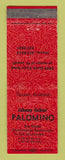 Matchbook Cover - Johnny Gekas' Palomino Tucson AZ
