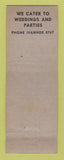 Matchbook Cover - Chuck's Cocktail Bar Detroit MI