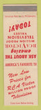 Matchbook Cover - RCA Victor TV