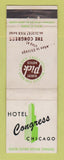 Matchbook Cover - Hotel Congress Chicago IL WEAR