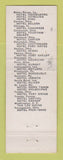 Matchbook Cover - Hotel Congress Chicago IL WEAR