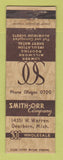 Matchbook Cover - Smith Orr Company Dearborn MI Lumber Millwork