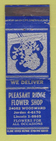 Matchbook Cover - Pleasant Ridge Flower Shop Detroit MI WORN