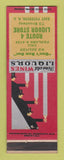 Matchbook Cover - Route 4 Liquor Store East Patterson NJ