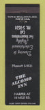 Matchbook Cover - The Alcomo Inn Detroit MI