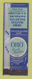 Matchbook Cover - Ohio Book Matches NA Williams Grand Rapids MI