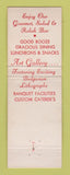 Matchbook Cover - Christoff's Dearborn MI WEAR