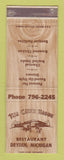 Matchbook Cover - The Chuck Wagon Restaurant Dryden MI