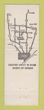 Matchbook Cover - The Chuck Wagon Restaurant Dryden MI