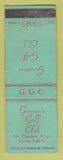 Matchbook Cover - Gowanie Golf Club Mount Clemens MI WORN