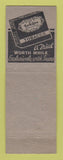Matchbook Cover - Sears Roebuck Truss Belts Surgical Supports