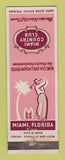 Matchbook Cover - Miami Country Club FL WEAR