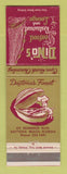 Matchbook Cover - Dino's Seafood Restaurant Daytona Beach FL