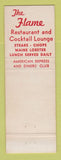Matchbook Cover - Flame Restaurant Miami FL